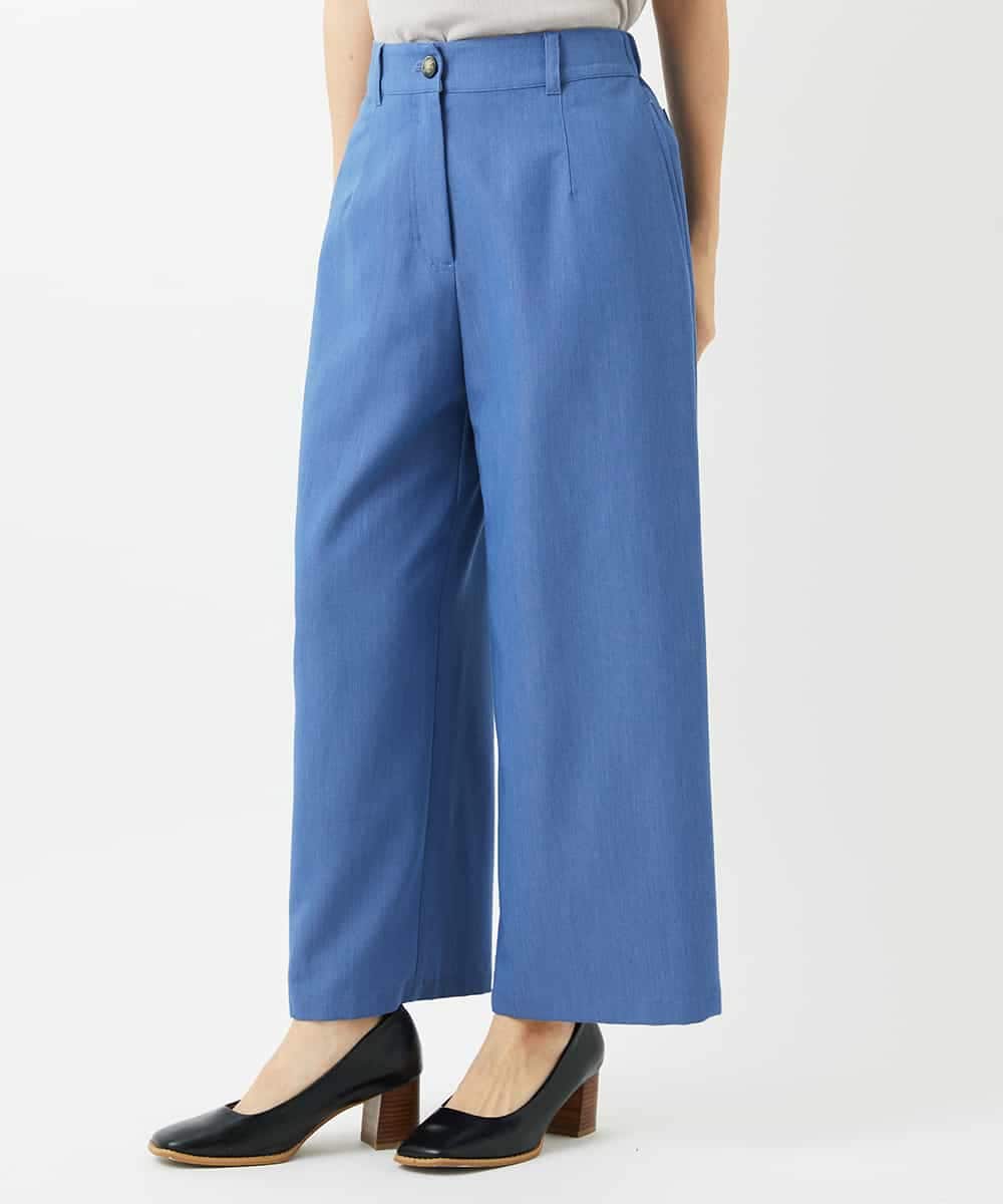 NHLEF84230 GIANNI LO GIUDICE(小さいサイズ)(メゾン ドゥ サンク) ストレッチセミワイドパンツ ライトブルー