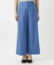 NHLEF84230 GIANNI LO GIUDICE(小さいサイズ)(メゾン ドゥ サンク) ストレッチセミワイドパンツ ライトブルー