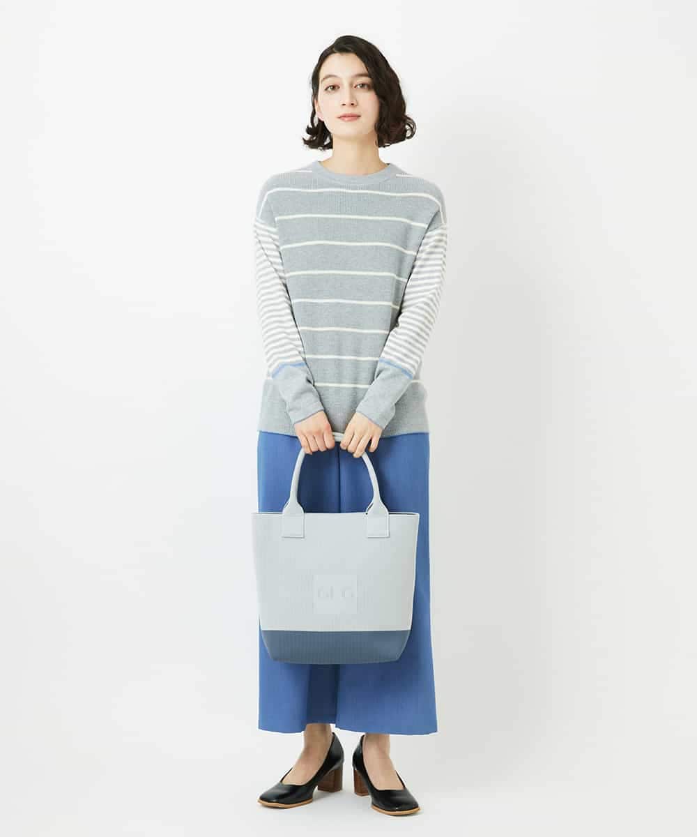 NHLEF84230 GIANNI LO GIUDICE(小さいサイズ)(メゾン ドゥ サンク) ストレッチセミワイドパンツ ライトブルー