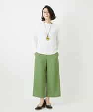 NHLEF84230 GIANNI LO GIUDICE(小さいサイズ)(メゾン ドゥ サンク) ストレッチセミワイドパンツ ライトブルー