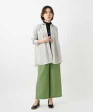 NHLEF84230 GIANNI LO GIUDICE(小さいサイズ)(メゾン ドゥ サンク) ストレッチセミワイドパンツ ライトブルー