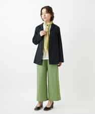 NHLEF84230 GIANNI LO GIUDICE(小さいサイズ)(メゾン ドゥ サンク) ストレッチセミワイドパンツ ライトブルー