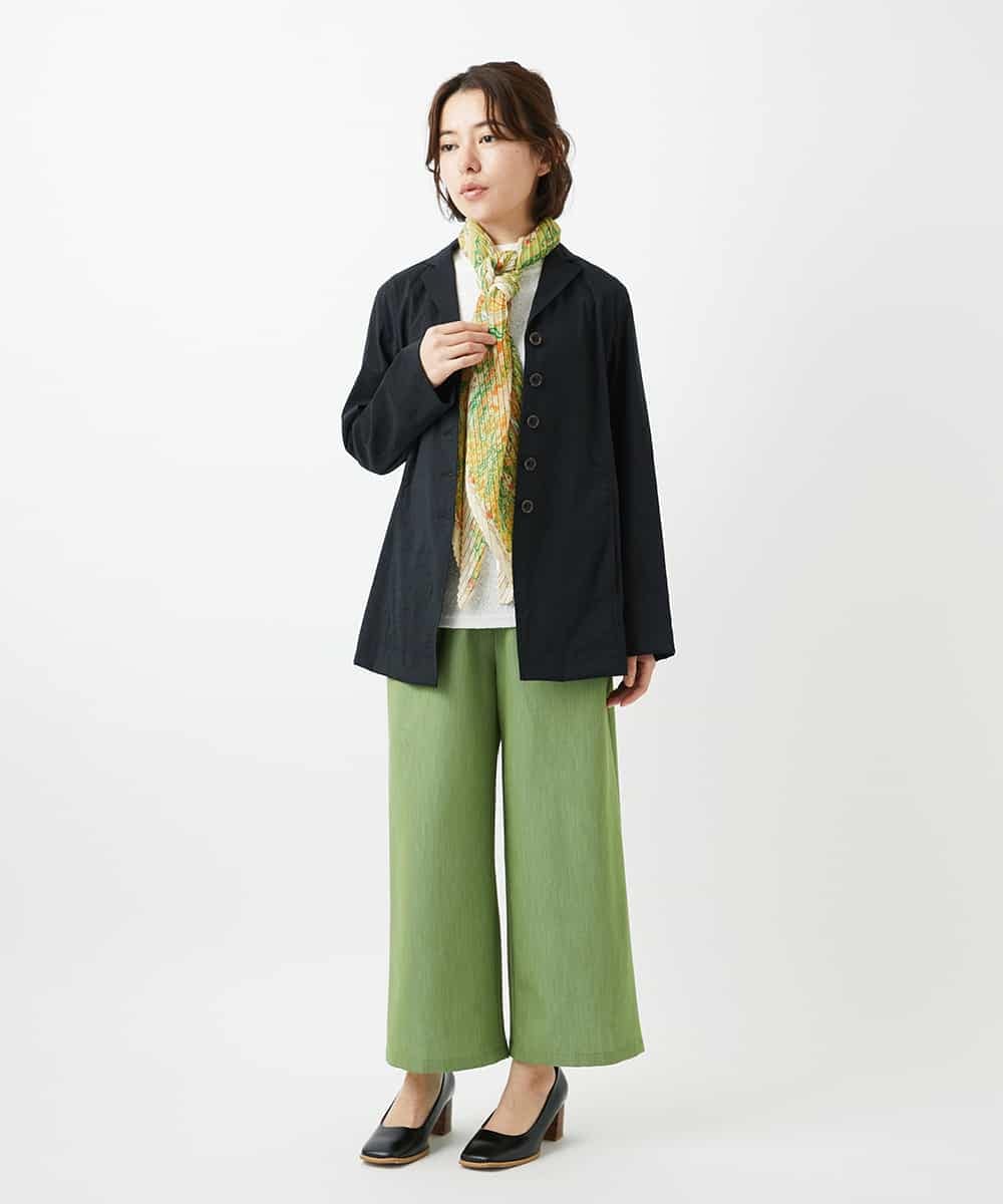 NHLEF84230 GIANNI LO GIUDICE(小さいサイズ)(メゾン ドゥ サンク) ストレッチセミワイドパンツ ライトブルー