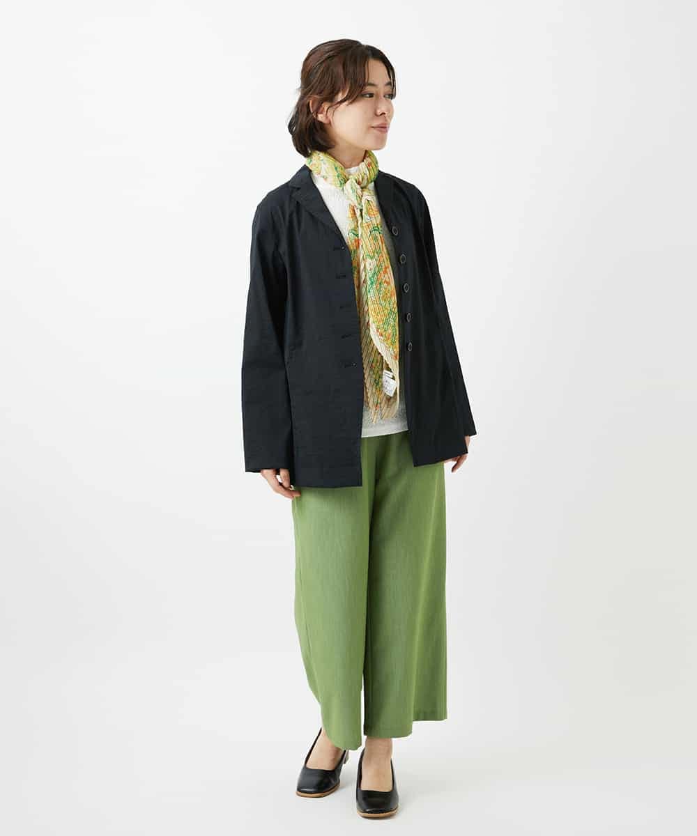 NHLEF84230 GIANNI LO GIUDICE(小さいサイズ)(メゾン ドゥ サンク) ストレッチセミワイドパンツ ライトブルー