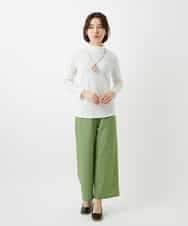 NHLEF84230 GIANNI LO GIUDICE(小さいサイズ)(メゾン ドゥ サンク) ストレッチセミワイドパンツ ライトブルー