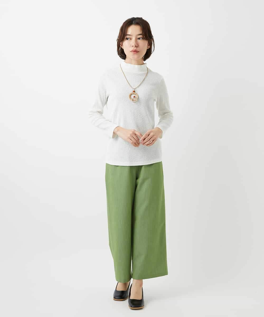 NHLEF84230 GIANNI LO GIUDICE(小さいサイズ)(メゾン ドゥ サンク) ストレッチセミワイドパンツ ライトブルー