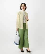 NHLEF84230 GIANNI LO GIUDICE(小さいサイズ)(メゾン ドゥ サンク) ストレッチセミワイドパンツ ライトブルー