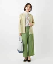 NHLEF84230 GIANNI LO GIUDICE(小さいサイズ)(メゾン ドゥ サンク) ストレッチセミワイドパンツ ライトブルー