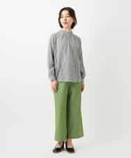 NHLEF84230 GIANNI LO GIUDICE(小さいサイズ)(メゾン ドゥ サンク) ストレッチセミワイドパンツ ライトブルー