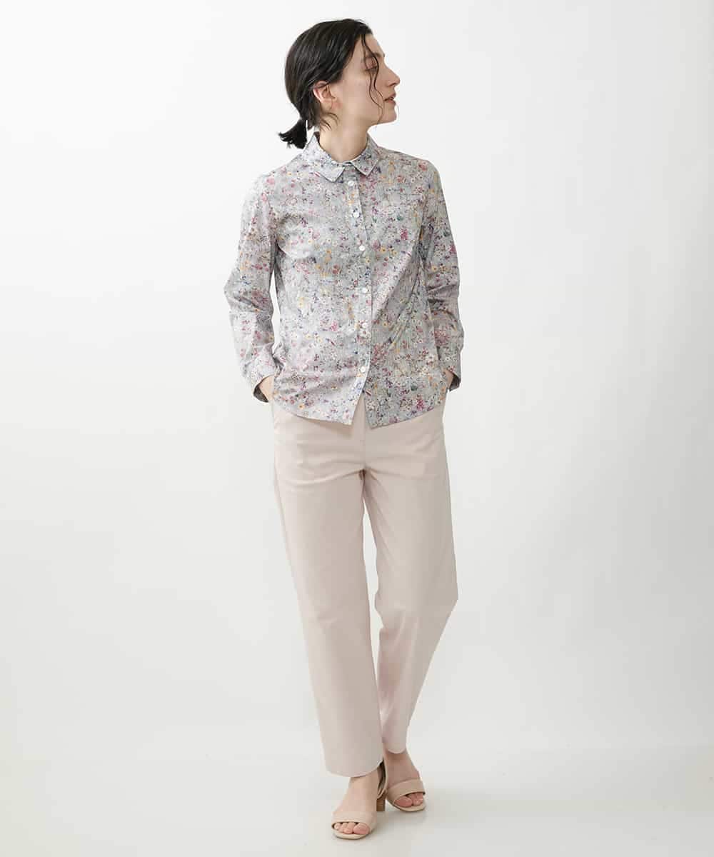 NHLEP13200 GIANNI LO GIUDICE(小さいサイズ)(メゾン ドゥ サンク) 【洗える】ヘリテージツイルストレートパンツ ピンク