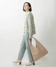 NHLEP13200 GIANNI LO GIUDICE(小さいサイズ)(メゾン ドゥ サンク) 【洗える】ヘリテージツイルストレートパンツ ピンク