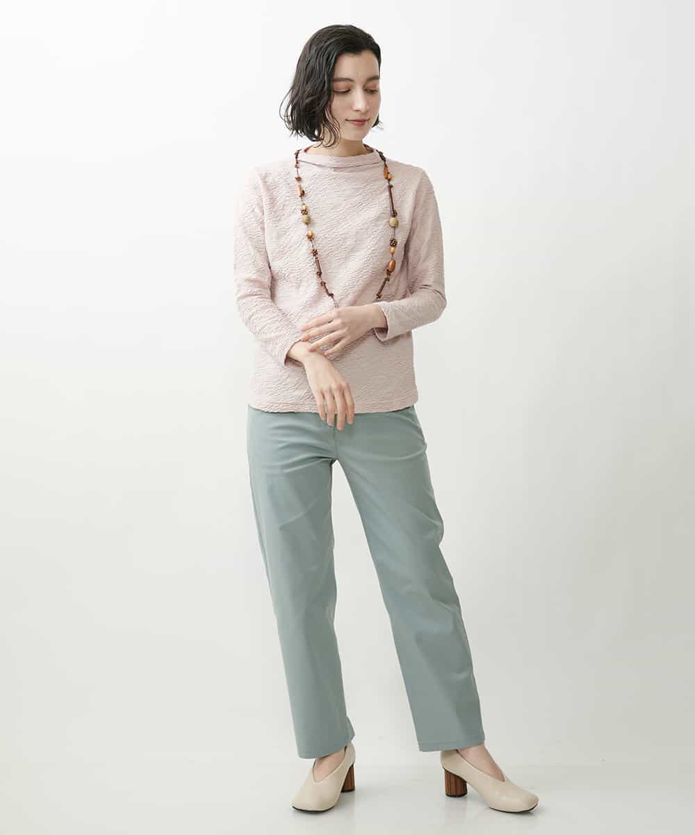 NHLEP13200 GIANNI LO GIUDICE(小さいサイズ)(メゾン ドゥ サンク) 【洗える】ヘリテージツイルストレートパンツ ピンク