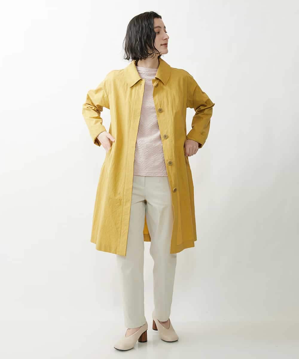 NHLEP13200 GIANNI LO GIUDICE(小さいサイズ)(メゾン ドゥ サンク) 【洗える】ヘリテージツイルストレートパンツ ピンク