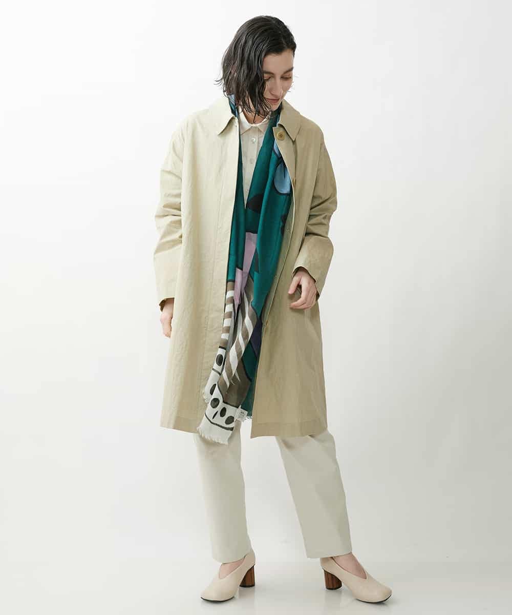 NHLEP13200 GIANNI LO GIUDICE(小さいサイズ)(メゾン ドゥ サンク) 【洗える】ヘリテージツイルストレートパンツ ピンク