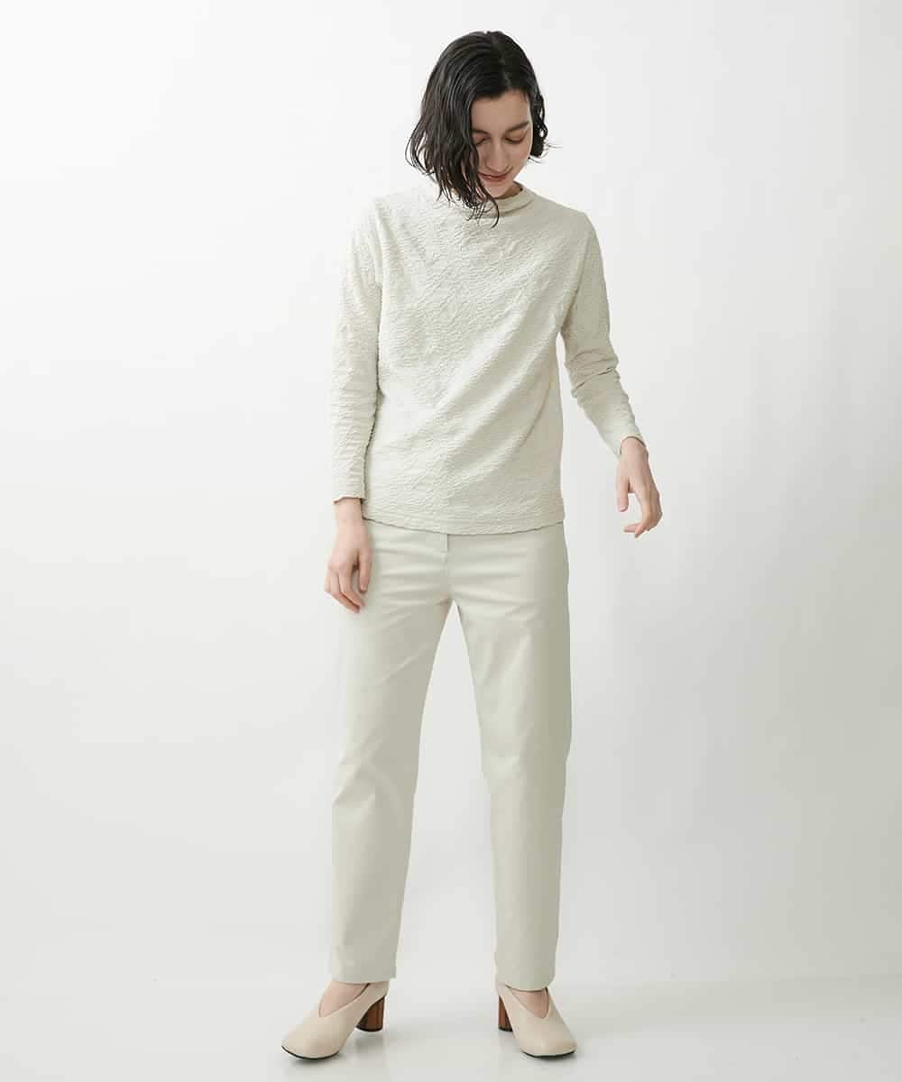 NHLEP13200 GIANNI LO GIUDICE(小さいサイズ)(メゾン ドゥ サンク) 【洗える】ヘリテージツイルストレートパンツ ピンク