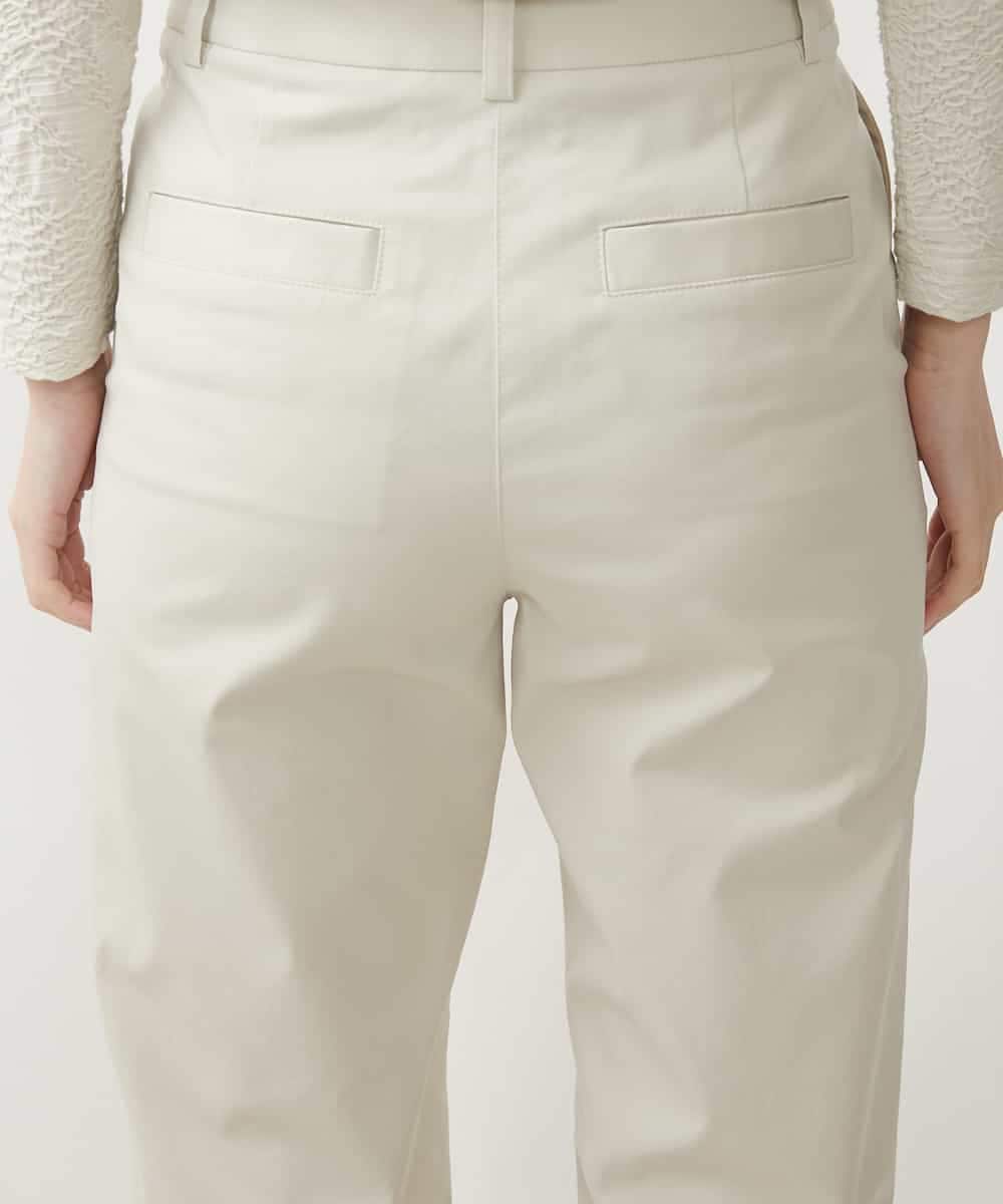 NHLEP13200 GIANNI LO GIUDICE(小さいサイズ)(メゾン ドゥ サンク) 【洗える】ヘリテージツイルストレートパンツ ピンク