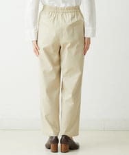 NHLET01230 GIANNI LO GIUDICE(小さいサイズ)(メゾン ドゥ サンク) [日本製/洗える]ストレッチテーパードパンツ ベージュ