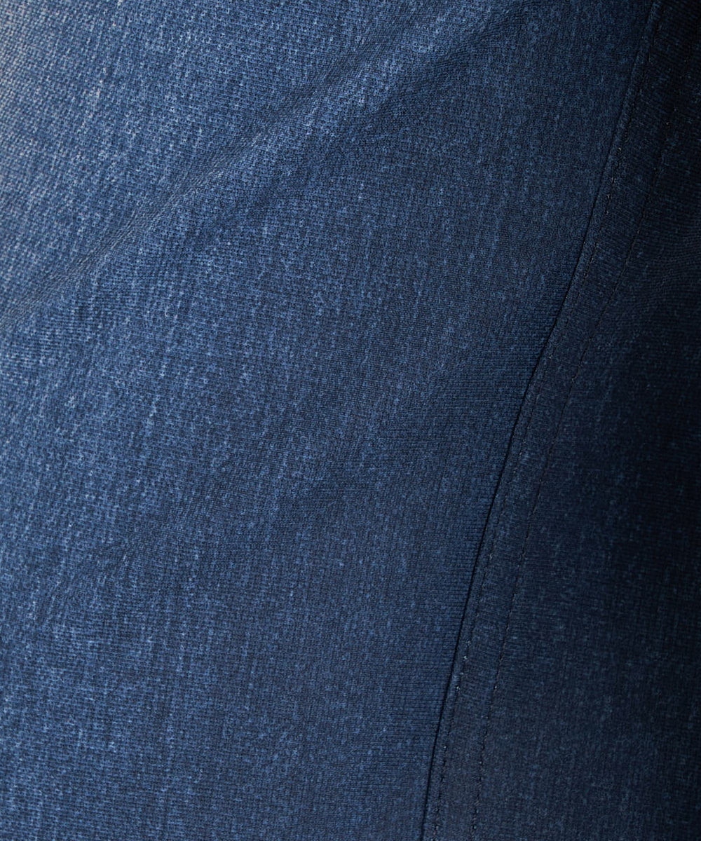 NHLET21230 GIANNI LO GIUDICE(小さいサイズ)(メゾン ドゥ サンク) [リバーシブル]デニム柄転写プリントパンツ ネイビー