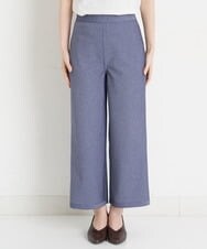 NHLET21230 GIANNI LO GIUDICE(小さいサイズ)(メゾン ドゥ サンク) [リバーシブル]デニム柄転写プリントパンツ ネイビー