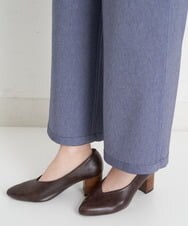 NHLET21230 GIANNI LO GIUDICE(小さいサイズ)(メゾン ドゥ サンク) [リバーシブル]デニム柄転写プリントパンツ ネイビー