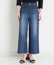 NHLET21230 GIANNI LO GIUDICE(小さいサイズ)(メゾン ドゥ サンク) [リバーシブル]デニム柄転写プリントパンツ ネイビー