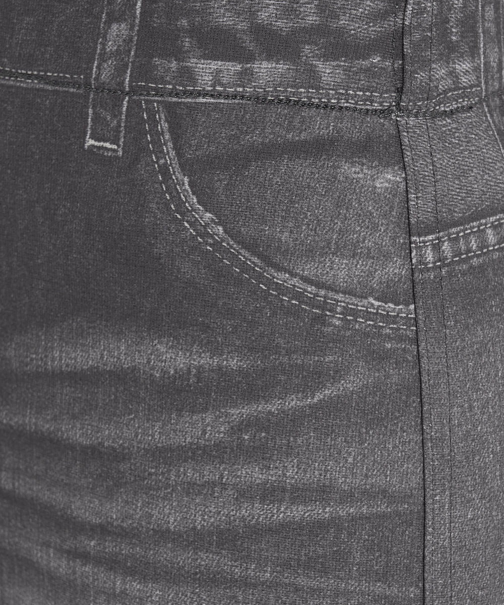 NHLET21230 GIANNI LO GIUDICE(小さいサイズ)(メゾン ドゥ サンク) [リバーシブル]デニム柄転写プリントパンツ ネイビー