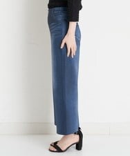 NHLET21230 GIANNI LO GIUDICE(小さいサイズ)(メゾン ドゥ サンク) [リバーシブル]デニム柄転写プリントパンツ ネイビー