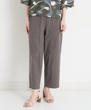 NHLET22210 GIANNI LO GIUDICE(小さいサイズ)(メゾン ドゥ サンク) コットンサッカーストレッチベイカーパンツ ブラウングレー