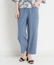 NHLET22210 GIANNI LO GIUDICE(小さいサイズ)(メゾン ドゥ サンク) コットンサッカーストレッチベイカーパンツ ブラウングレー