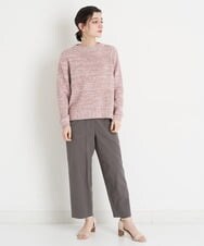 NHLET22210 GIANNI LO GIUDICE(小さいサイズ)(メゾン ドゥ サンク) コットンサッカーストレッチベイカーパンツ ブラウングレー