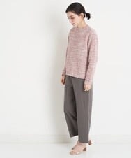 NHLET22210 GIANNI LO GIUDICE(小さいサイズ)(メゾン ドゥ サンク) コットンサッカーストレッチベイカーパンツ ブラウングレー