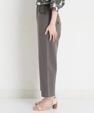 NHLET22210 GIANNI LO GIUDICE(小さいサイズ)(メゾン ドゥ サンク) コットンサッカーストレッチベイカーパンツ ブラウングレー
