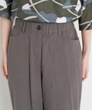 NHLET22210 GIANNI LO GIUDICE(小さいサイズ)(メゾン ドゥ サンク) コットンサッカーストレッチベイカーパンツ ブラウングレー