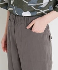 NHLET22210 GIANNI LO GIUDICE(小さいサイズ)(メゾン ドゥ サンク) コットンサッカーストレッチベイカーパンツ ブラウングレー