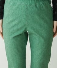 NHLEU80170 GIANNI LO GIUDICE(小さいサイズ)(メゾン ドゥ サンク) ハイテンションストレッチカラーパンツ グリーン
