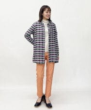 NHLEU80170 GIANNI LO GIUDICE(小さいサイズ)(メゾン ドゥ サンク) ハイテンションストレッチカラーパンツ グリーン