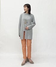 NHLEU80170 GIANNI LO GIUDICE(小さいサイズ)(メゾン ドゥ サンク) ハイテンションストレッチカラーパンツ グリーン