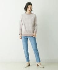 NHLEU80170 GIANNI LO GIUDICE(小さいサイズ)(メゾン ドゥ サンク) ハイテンションストレッチカラーパンツ グリーン