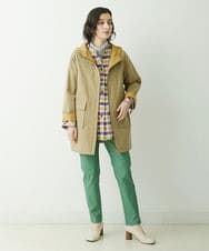 NHLEU80170 GIANNI LO GIUDICE(小さいサイズ)(メゾン ドゥ サンク) ハイテンションストレッチカラーパンツ グリーン