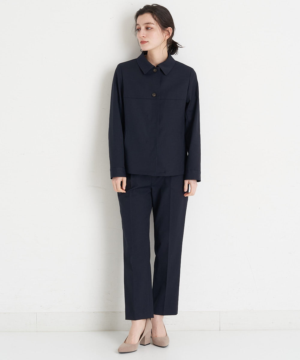 NHLEU83190 GIANNI LO GIUDICE(小さいサイズ)(メゾン ドゥ サンク) 【セットアップ対応/日本製】オックスストレッチパンツ ベージュ
