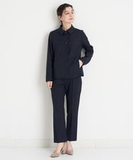 NHLEU83190 GIANNI LO GIUDICE(小さいサイズ)(メゾン ドゥ サンク) 【セットアップ対応/日本製】オックスストレッチパンツ ベージュ