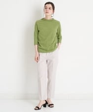 NHLEU83190 GIANNI LO GIUDICE(小さいサイズ)(メゾン ドゥ サンク) 【セットアップ対応/日本製】オックスストレッチパンツ ベージュ