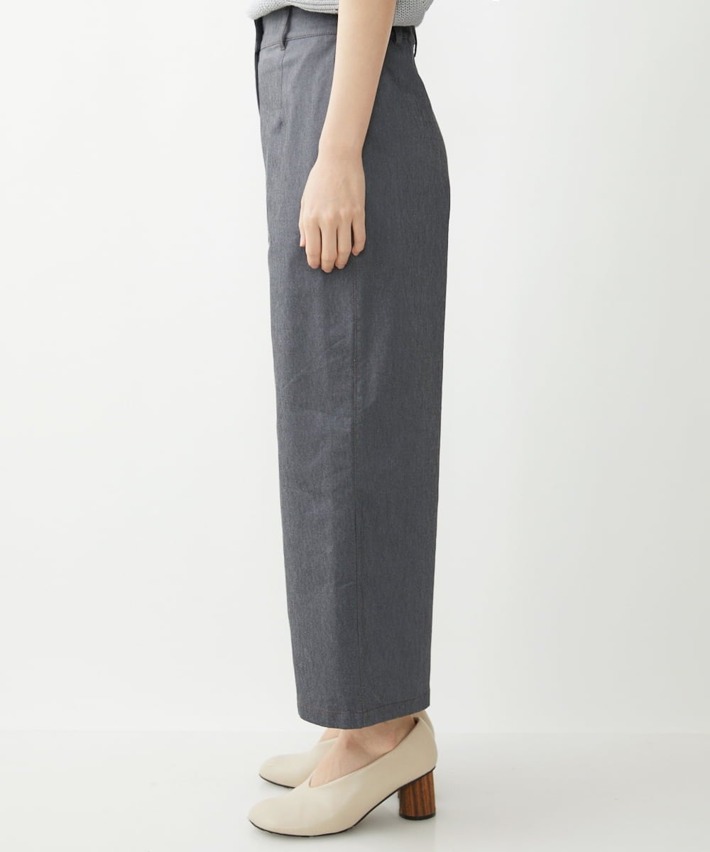 NHLEX82190 GIANNI LO GIUDICE(小さいサイズ)(メゾン ドゥ サンク) [セットアップ対応]デニムライクストレッチワイドパンツ ベージュ