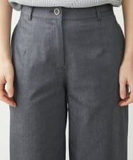NHLEX82190 GIANNI LO GIUDICE(小さいサイズ)(メゾン ドゥ サンク) [セットアップ対応]デニムライクストレッチワイドパンツ ベージュ