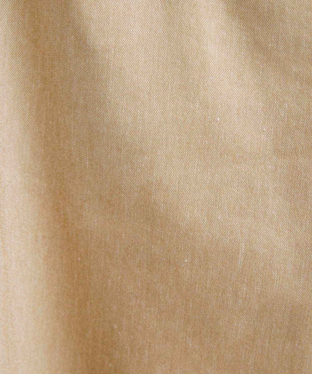 NHLEX82190 GIANNI LO GIUDICE(小さいサイズ)(メゾン ドゥ サンク) [セットアップ対応]デニムライクストレッチワイドパンツ ベージュ