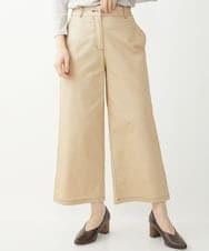 NHLEX82190 GIANNI LO GIUDICE(小さいサイズ)(メゾン ドゥ サンク) [セットアップ対応]デニムライクストレッチワイドパンツ ベージュ