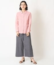 NHLEX82190 GIANNI LO GIUDICE(小さいサイズ)(メゾン ドゥ サンク) [セットアップ対応]デニムライクストレッチワイドパンツ ベージュ