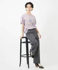 NHLGA30250 GIANNI LO GIUDICE(小さいサイズ)(メゾン ドゥ サンク) コットンナイロンカノコ編みパンツ ライトグレー