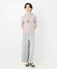 NHLGA42250 GIANNI LO GIUDICE(小さいサイズ)(メゾン ドゥ サンク) [リバーシブル]ストレートワイドパンツ ネイビー/ライトグレー