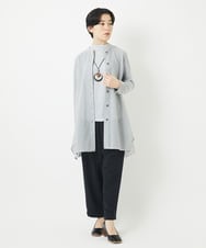 NHLGB12180 GIANNI LO GIUDICE(小さいサイズ)(メゾン ドゥ サンク) [日本製]ナチュラルスムースパンツ スモーキーグリーン